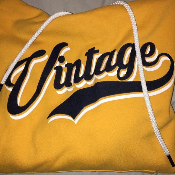 Oversized Muted Yellow Hoodie - Picture 1 of 2
